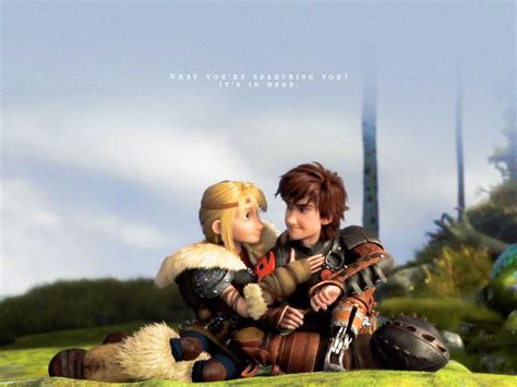 Hiccup and Astrid Wallpaper - How to Train Your Dragon Wallpaper ...