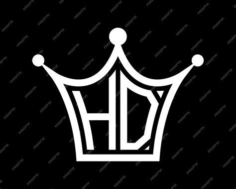 Premium Vector | Crown shape hd letter logo design vector art