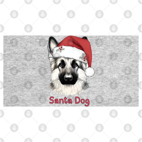 Santa Dog - German Shepherd - German Shepherd Santas Helper - T-Shirt ...