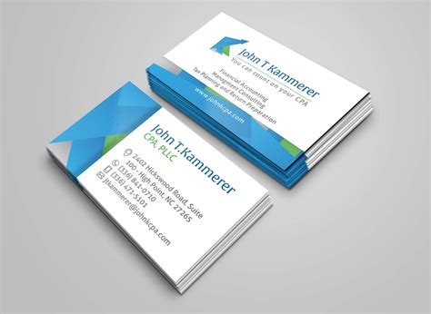 John T Kammerer Accountant - Business Card design - Graphic Design ...