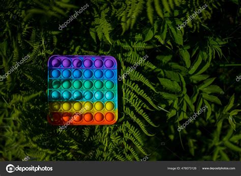 Rainbow Pop it fidget toy Stock Photo by ©Vikakama 476073126