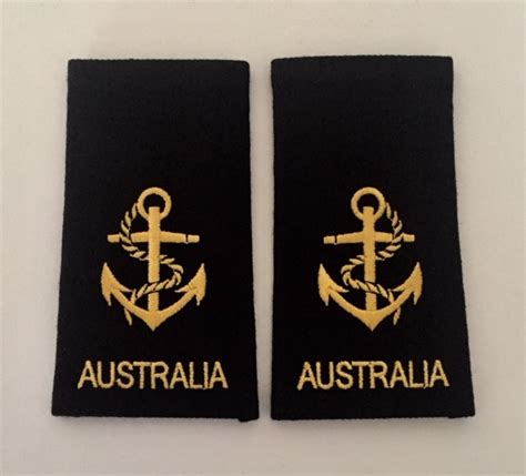 Leading Seaman Lssoft Rank Insignia Blacksri Ran Uniforms Navy