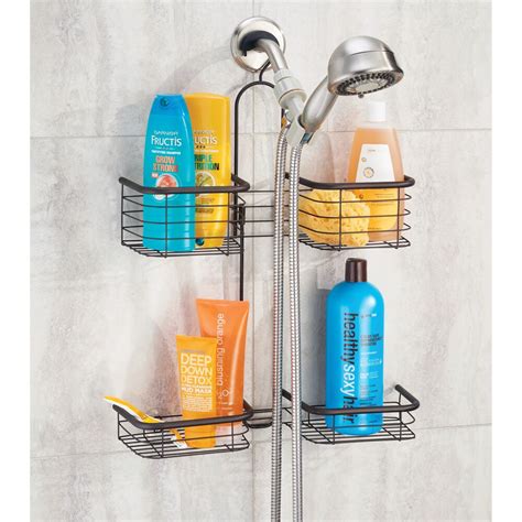 mDesign Metal Hanging Hose Shower Caddy | eBay