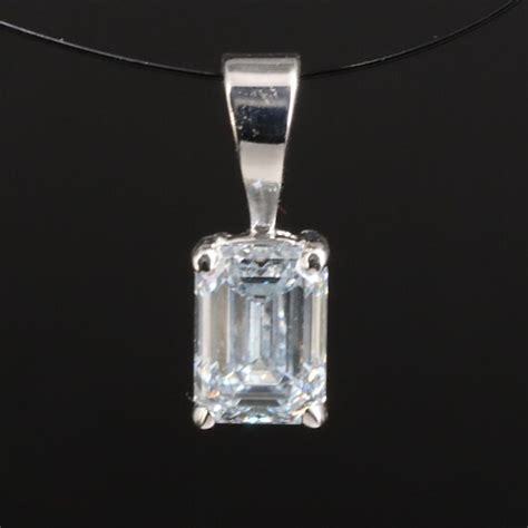 14K 0.72 CT Lab Grown Diamond Pendant in United States