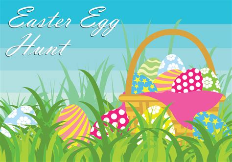 Easter Egg Hunt Vector Illustration 146059 Vector Art at Vecteezy