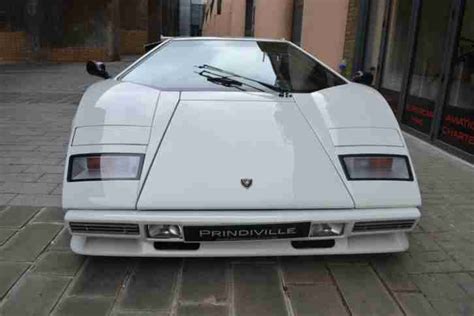 Lamborghini Countach 5000S in White on a Two Tone Interior. car for sale