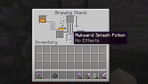 How To Make Awkward Splash Potion: Minecraft Recipe