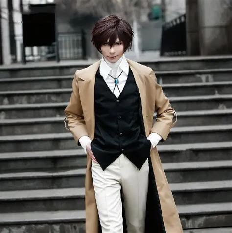 Osamu Dazai Cosplay Bungo Stray Dogs Anime Armed Detective Agency ...