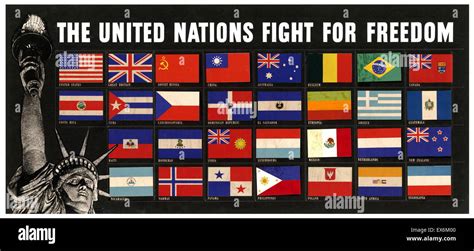 Flags World War Two Allies High Resolution Stock Photography and Images ...