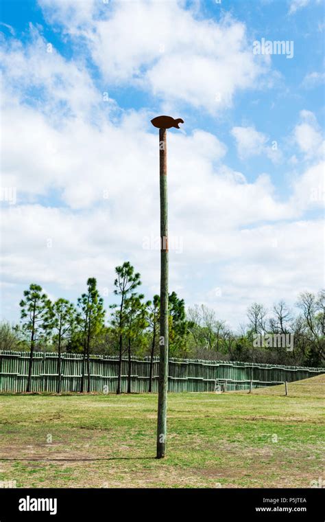 Native American stickball field for settling disputes, competitions ...