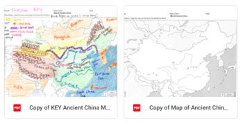 Map of Ancient China by GentileHistory | TPT