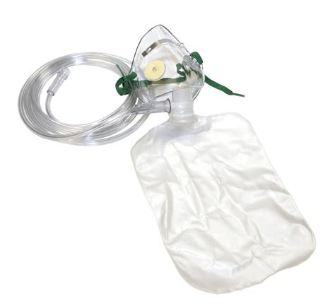 Oxygen Mask Pediatric Non-rebreather With Reservoir Bag & 7′ Tubing ...