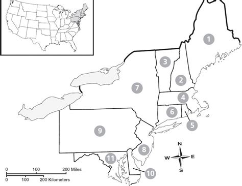 Map Of Northeast Region Of The United States Inspirationa Printable ...