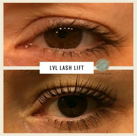 Lash Lift Before and After ~ Avila Skin Studio