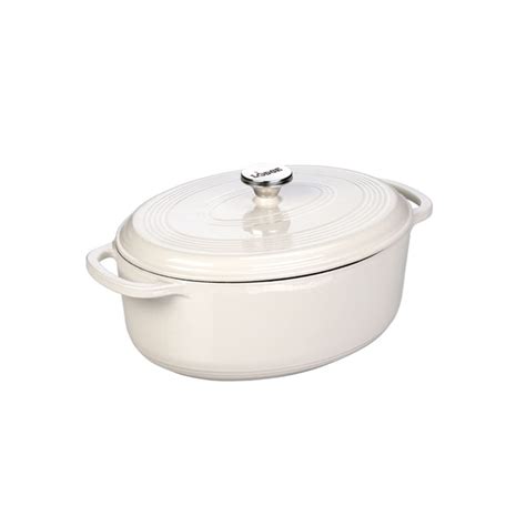 Lodge Enamel Dutch Oven, 7Qt, Oyster | The Home Depot Canada