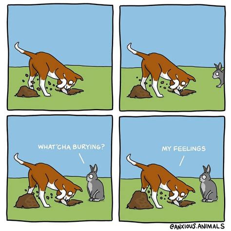 30 Funny And Relatable "Anxious Animals" Comics | DeMilked