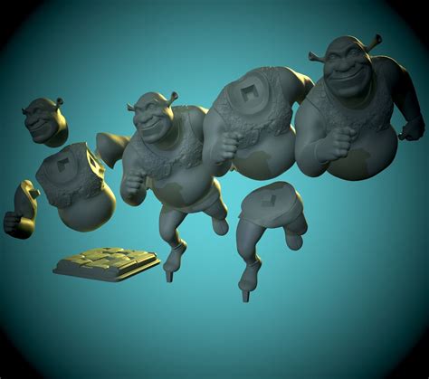 Shrek fan art 3D model 3D printable | CGTrader