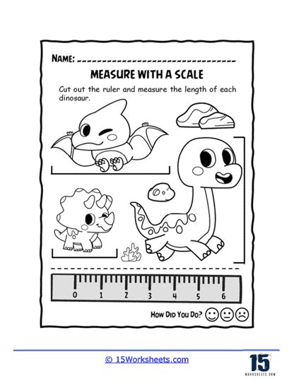 Measure With a Scale Worksheets - 15 Worksheets.com