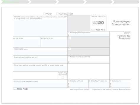 1099 Nec Form Printable