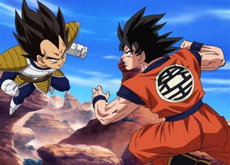 Goku vs Vegeta First Fight - The Beginning of The Greatest Friendship ...