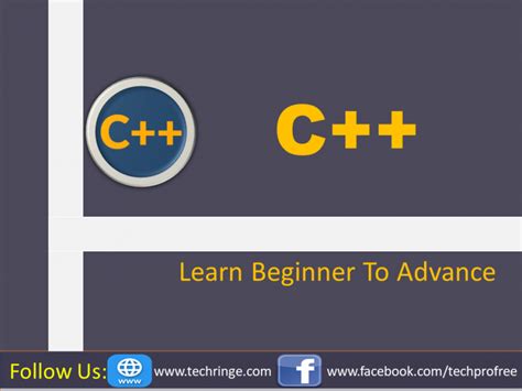 CPP Programming Tutorial PDF Book For beginner - Techringe