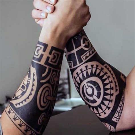 60 Tribal Forearm Tattoos For Men - Manly Ink Design Ideas