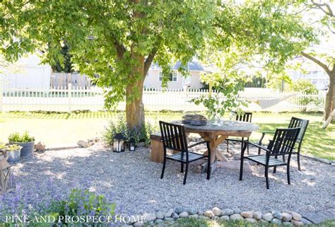 DIY Pea Gravel Patio Tour: Revealing Our Tranquil Backyard Retreat ...