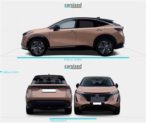 Nissan Ariya 2022-present Dimensions Side View