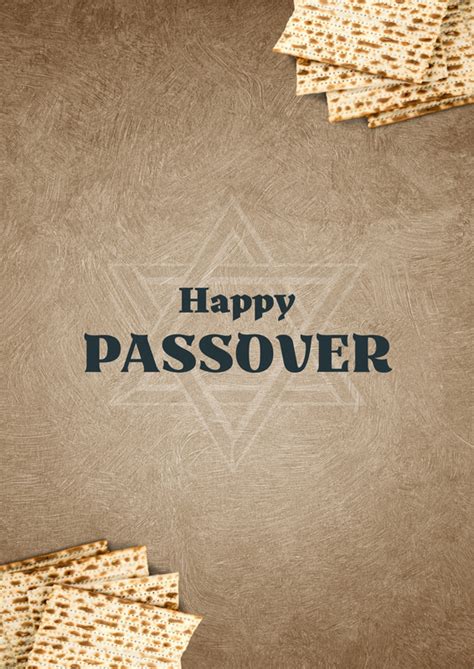 Free and customizable passover templates