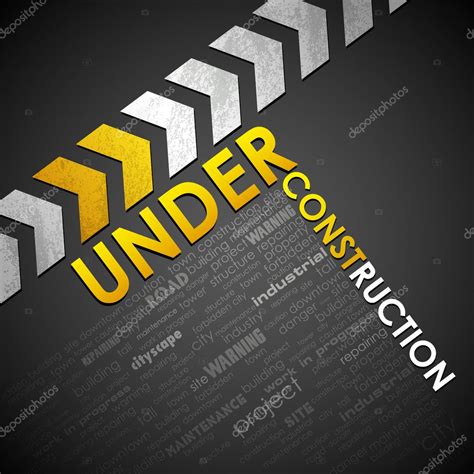 Under Construction Background — Stock Vector © vectomart #10173561