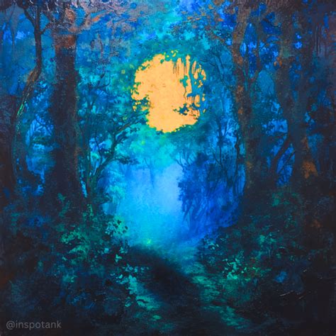 50+ Acrylic Forest Painting Inspiration Ideas & Tutorials [Art ...