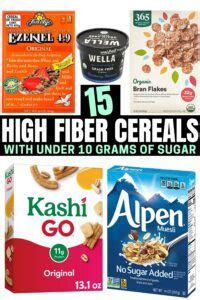 15 High Fiber Cereal Options That Are Low In Sugar