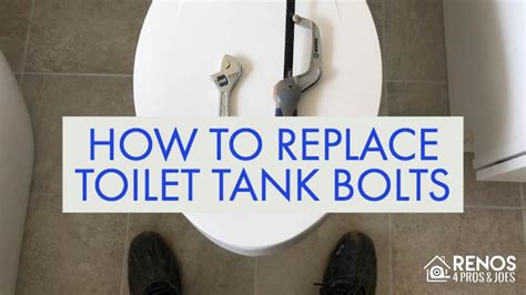 How to Replace Toilet Tank Bolts - Renos 4 Pros & Joes