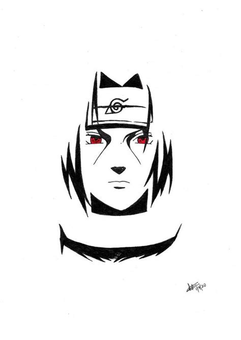 Itachi Print - Shadow Anime Arts - Drawings & Illustration ...