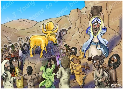 Exodus 32 - Golden Calf | Bible Cartoons