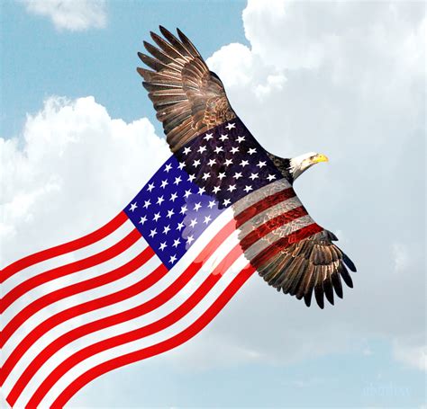 Bald Eagle American Flag Wallpaper - WallpaperSafari