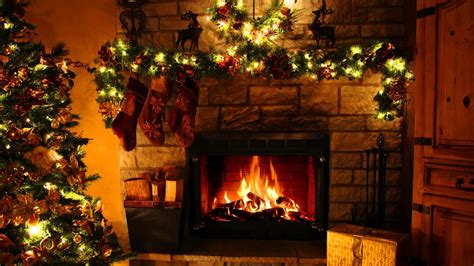 Christmas Fireplace Wallpaper (57+ images)