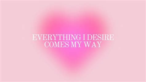 Pink Heart Desktop Wallpaper - Everything I Desired Comes My Way