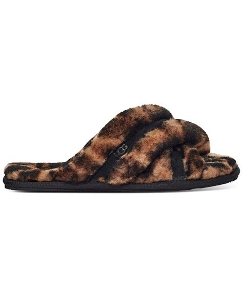 UGG® Scuffita Fluffy Slip-On Sandals - Macy's