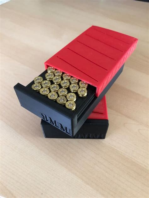 9mm Ammo Box 50 Round Storage Loading Tray 3D Printed | Etsy