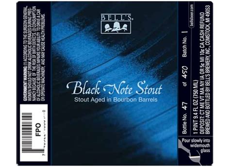 Bell's Black Note Stout receives 750ml beer label approval | BeerPulse