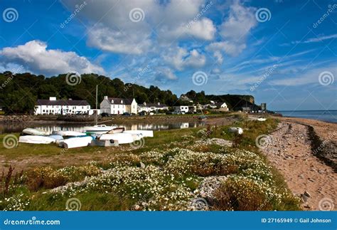 Red Wharf Bay stock image. Image of harbour, beach, coastal - 27165949