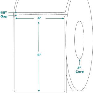 Compulabel 4"x6" Thermal Transfer Labels (620752)