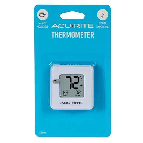 AcuRite Digital Wired Indoor White Thermometer in the Thermometer ...