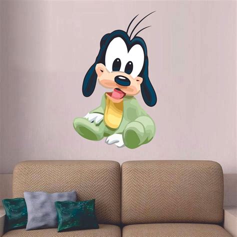 Baby Cute Goofy Mickey Mouse Clubhouse Cartoon Character Wall Art Vinyl ...