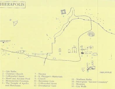 Hierapolis Map