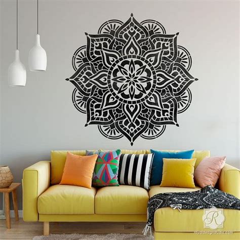 Creative Bedroom Wall Stencils Design for Inspiration