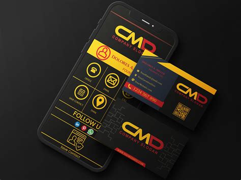 Digital Business card design by Jhon Miller on Dribbble