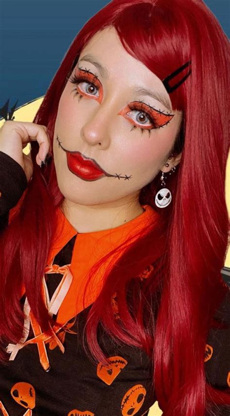 40+ Spooky Halloween Makeup Transformation Ideas : Sally Inspired Makeup