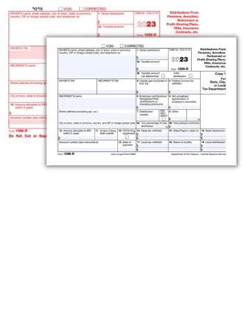 Federal Tax Form 1099-R 📝 Get IRS Form 1099-R 2023: Printable PDF and ...